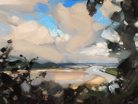 11 ...But the Weather turned around Laugharne 22 x 30 cm oil on board