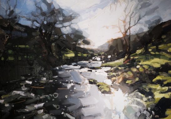 12 Doone Valley 22 x 30 cm oil on board