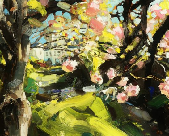 3 Blossom 41 x 51 cm oil on board