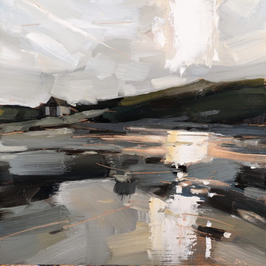 30 Chapel Point Cove 20 x 20 cm oil on board