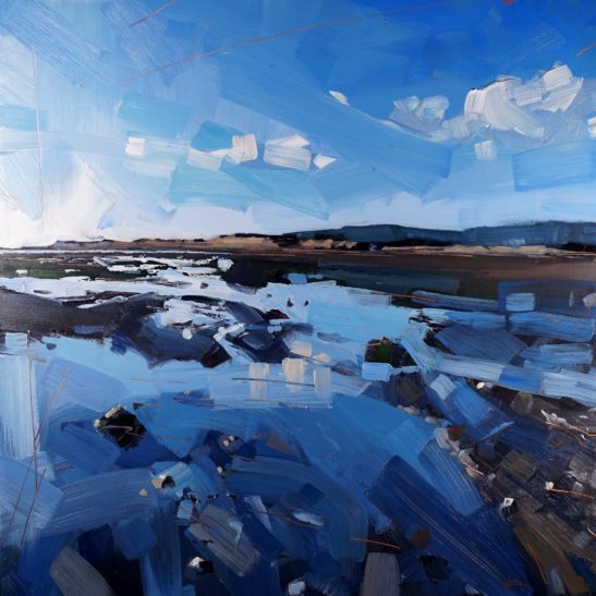 4 Low Tide Instow 50 x 50 cm oil on board