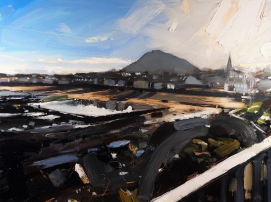 8 North Berwick Law 46 x 61 cm oil on board