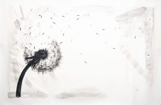 Dandelion Clock 152 x 90 cm Bideford Black