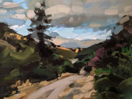 Doone Valley 46 x 61 cm oil on board