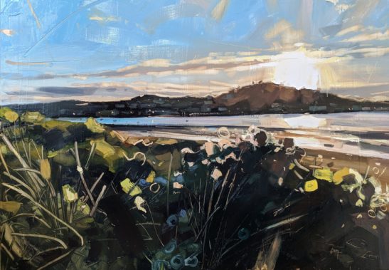 Instow Evening 100 x 70 cm oil on board