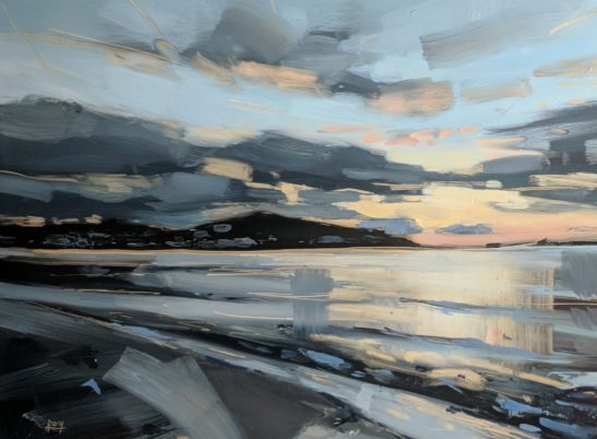 Instow Evening 22 x 30 cm oil on board