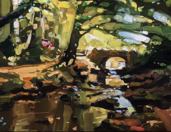 Robbers Bridge 46 x 61 cm oil on board