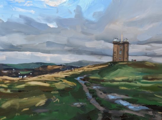 The Cage Lyme Park 46 x 61 cm oil on board