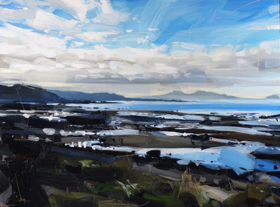 The Firth of Forth 46 x 61 cm oil on board