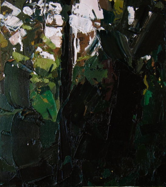 07b forest study 32 x 36 cm oil on board