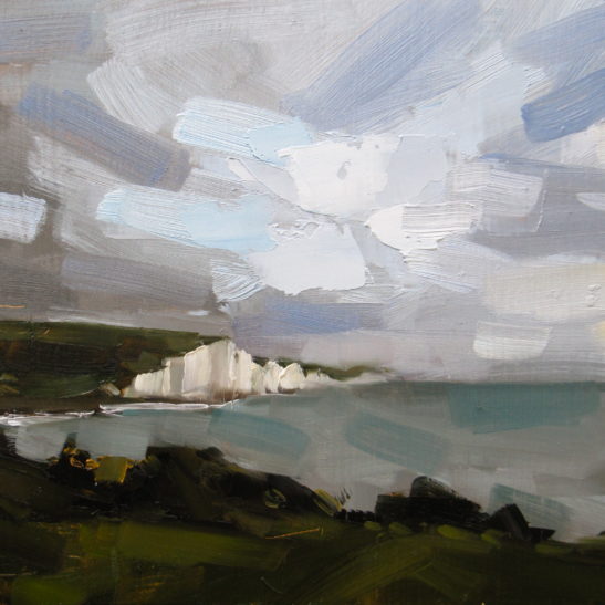 2 Cuckmere Haven 26 x 25 cm oil on board