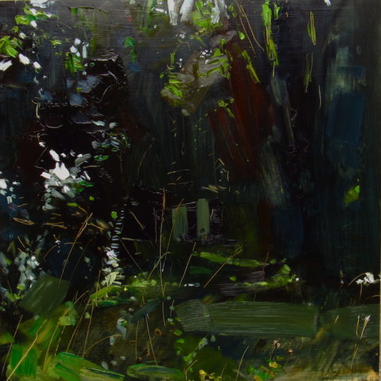 2.5 woodvale cemetery 50 x 50 cm oil on board