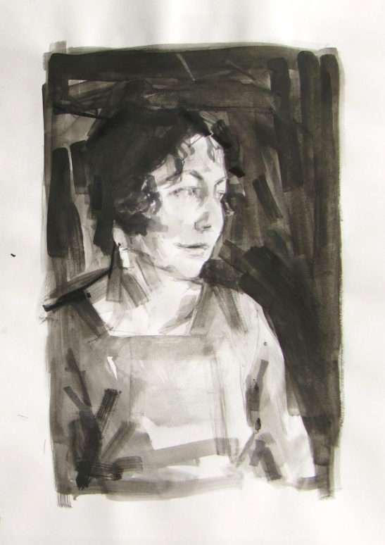 21 Mary Stella Edwards 29 x 42 cm Bideford Black