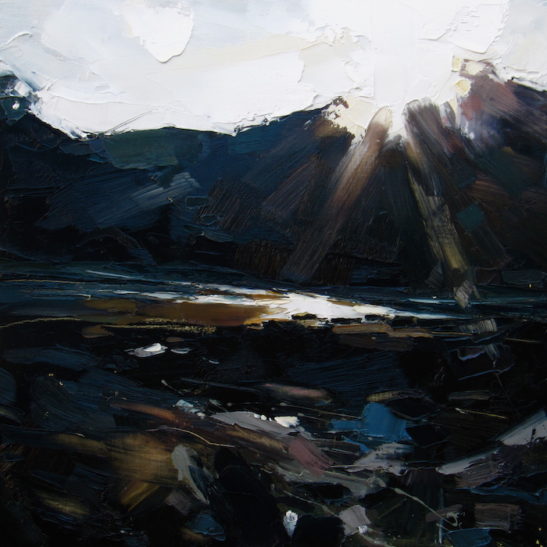 27 combe martin 50 x 50 cm oil on board