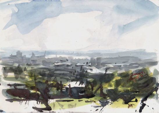 29 bear road 10 30 x 21 cm watercolour