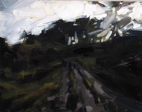 33 ashdown forest 40 x 31 cm oil on board