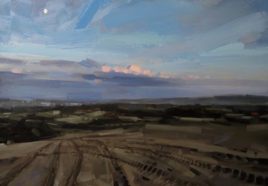 35 Braunton Burrows 100 x 70 cm oil on board scaled