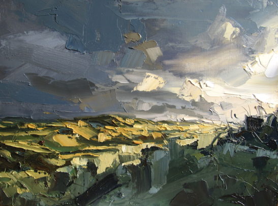 53 last light of the year on braunton burrows 60 x 80 cm