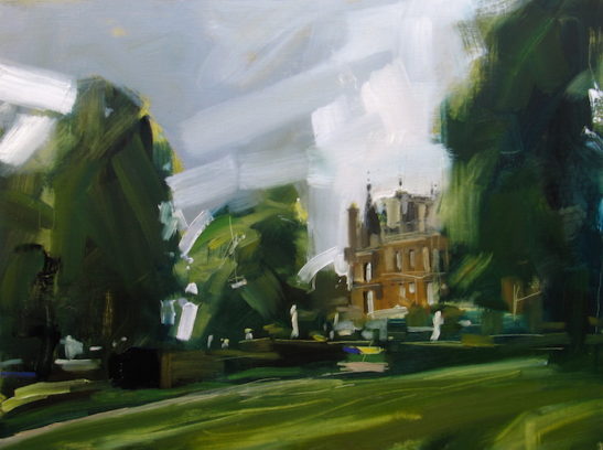 56 waddesdon manor 60 x 80 cm oil on board