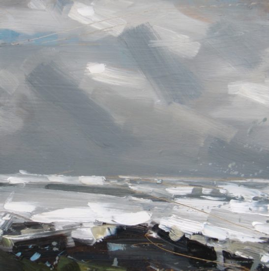 7 Abbotsham 25.5 x 26 cm oil on board