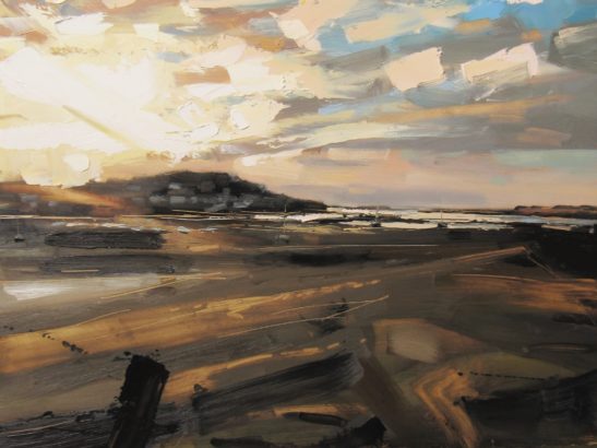 7 Instow low tide 61 x 46 cm oil on board