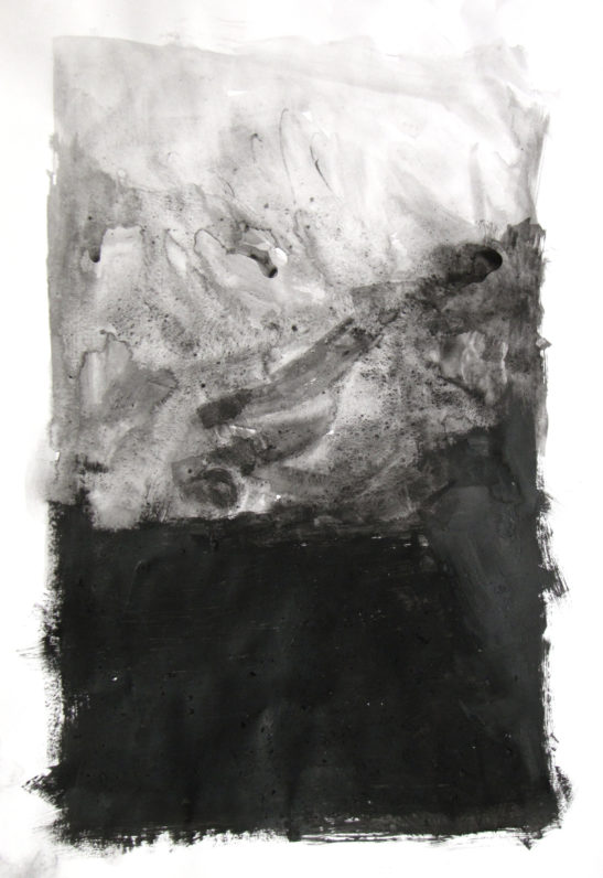 Goyas Dog 59 x 42 cm Bideford Black on paper scaled