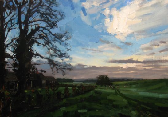 Parsonage Farm 100 x 70 cm oil on board scaled