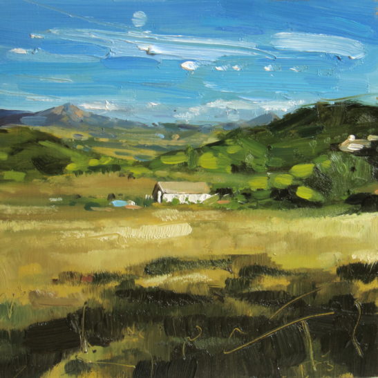 Study for La Quercia 20 x 20 cm oil on board