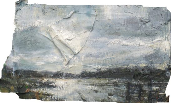 a flooded field guildford 41.5 x 24 cm