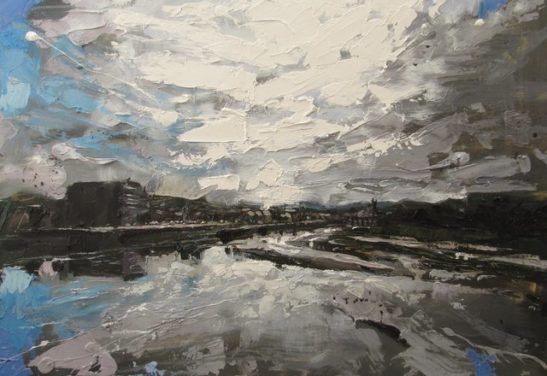 barnstaple oil on board