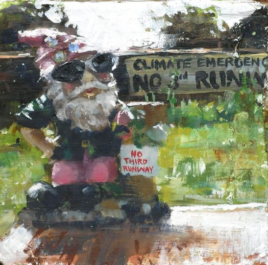 guerrilla garden gnome 18 x 18 cm