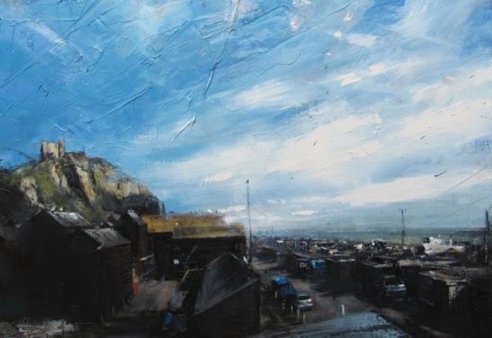 hastings 100 x 70cm oil on board