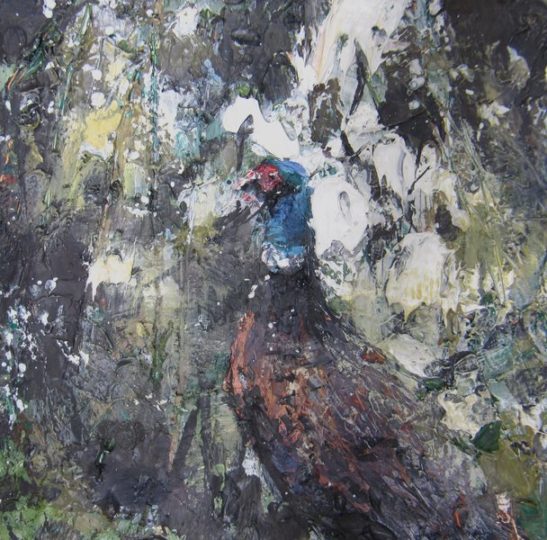 pheasant 13x12.5cm