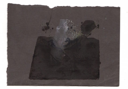 slate monotype on paper xv 10 x 8.5 cm