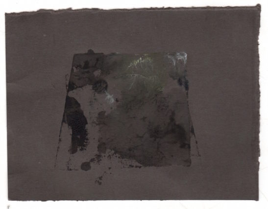 slate monotype on paper xvii 10 x 8.5 cm