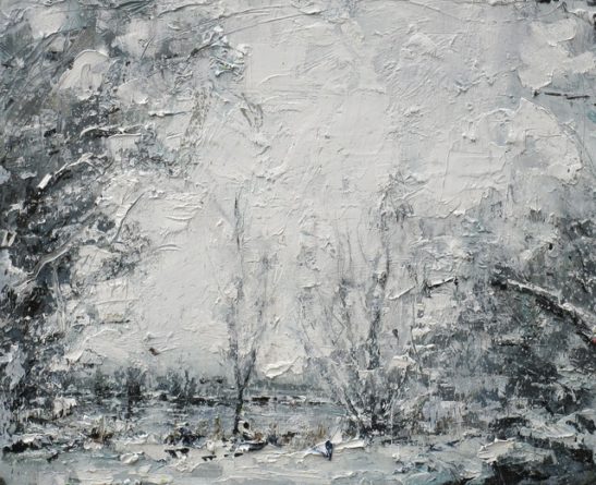 snow brings surrey to a standstill 54 x 41cm