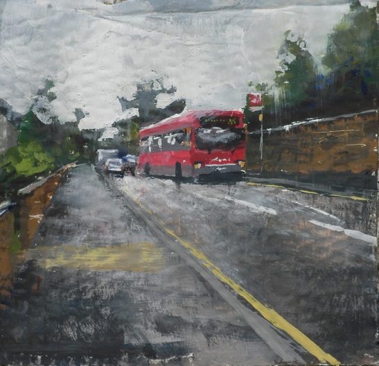 the 222 to houndslow 20 x 20 cm