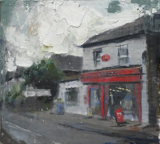 the post office 20 x 18.5 cm