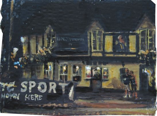 wednesday night 19 x 14 cm