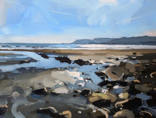 Charmouth 46 x 61 cm oil on board