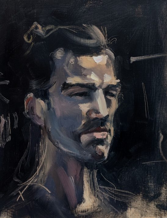 Dave 22 x 30 cm oil on board