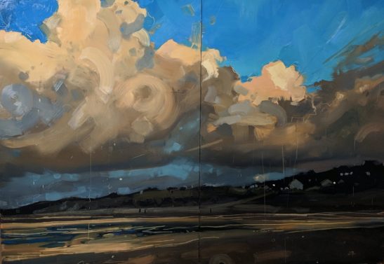 Instow 100 x140 cm oil on board