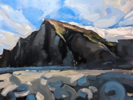 Mouth Mill Beach 46 x 61 cm oil on board