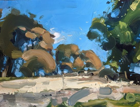 Wincle 22 x 30 cm oil on board