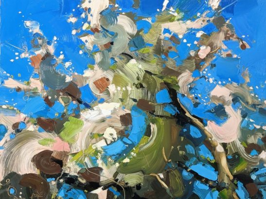 Blossom 46 x 61 cm oil on board