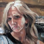 Self Portrait 20 x 29 cm oil on paper