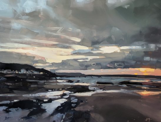 Westward Ho 46 x 61 cm oil on board