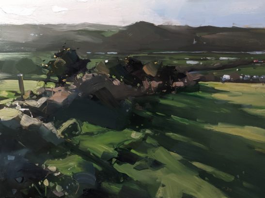 Taw Valley 46 x 61 cm oil on board