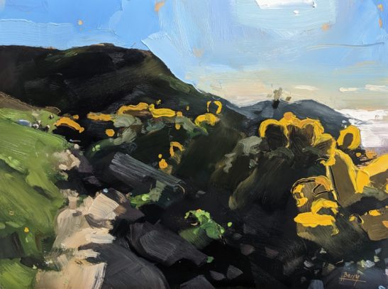 Morte Point Cows 22 x 30 cm oil on board 1