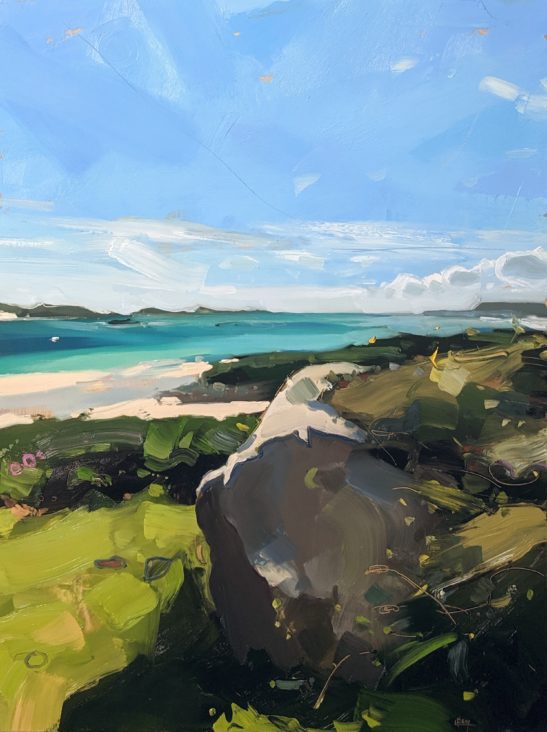 Old Blockhouse Tresco 46 x 61 cm oil on board